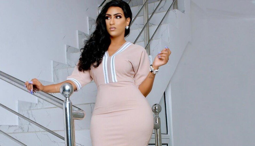 Juliet Ibrahim Stuns In Red Gown To Celebrate Valentine’s Day