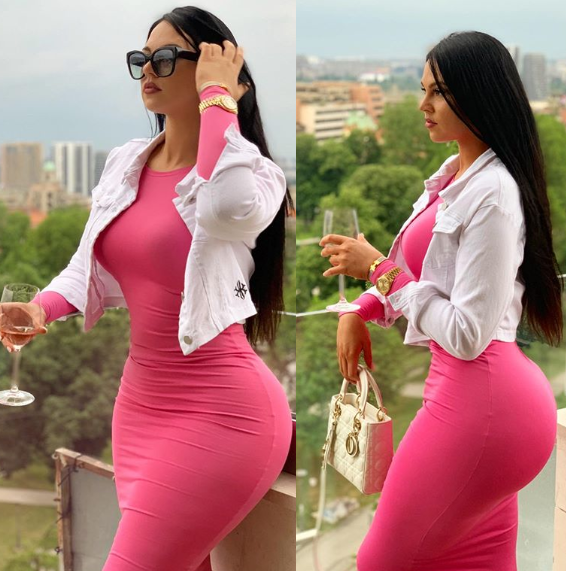 IK Ogbonna Estranged Wife, Sonia Spotted Dancing In Swimsuit To Naira Marley’s Song (Video)