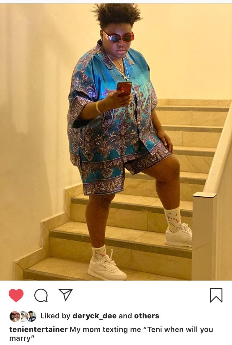Teni Confirms Nomination For Nickeldeon Africa Awards (Photo)