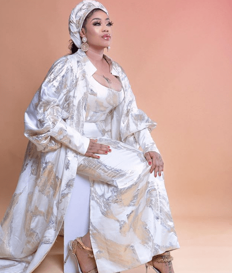 Toyin Lawani Poses With Her Son For Birthday Shoot