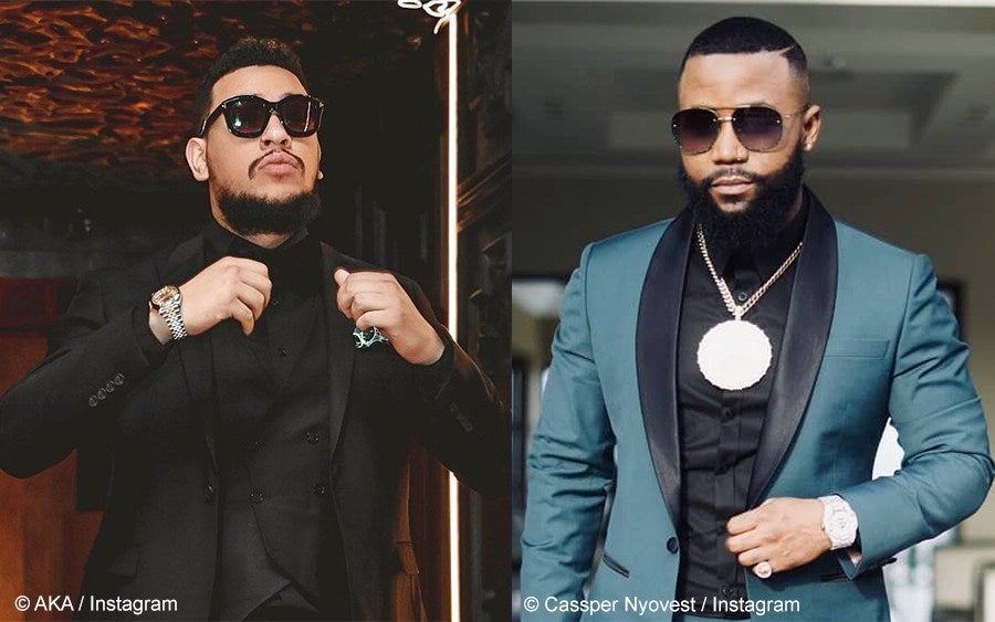 AKA, Cassper Nyovest Exchange Words Over Who Has A BetterrCareer