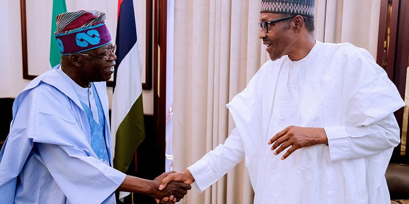 Buhari Felicitates with Tinubu at 68