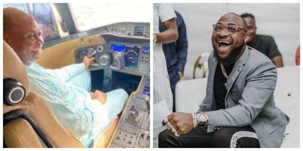 Sneak A Peek At The Interior Of Davido’s Dad Private Jet (Video)