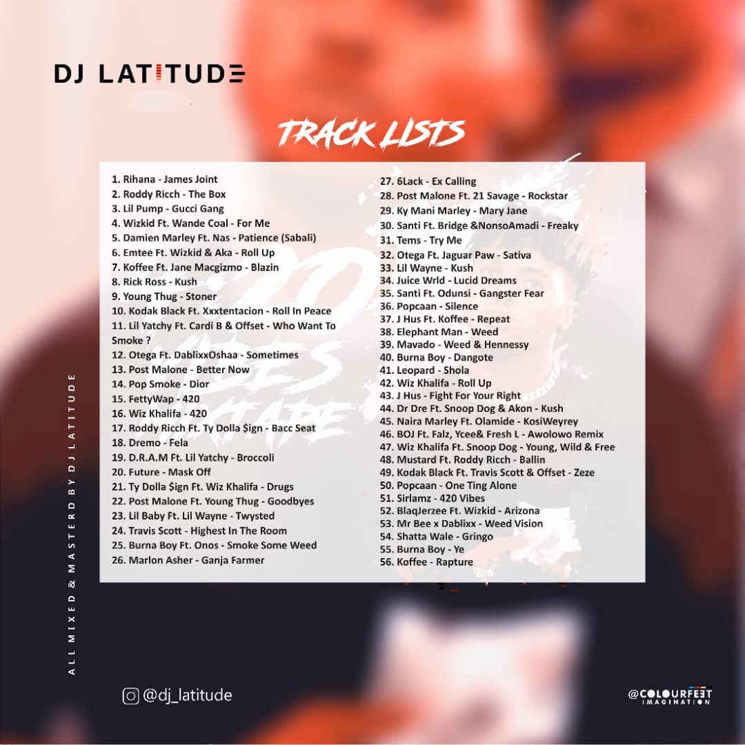 DJ Latitude – 4:20 Vibes Mixtape
