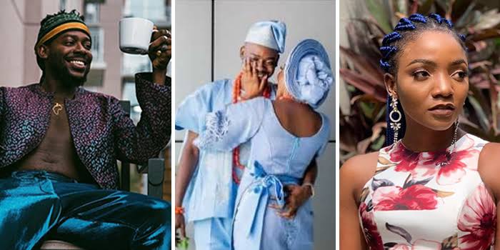 Adekunle Gold writes soul-touching birthday nessage to his wife, Simi amidst lockdown