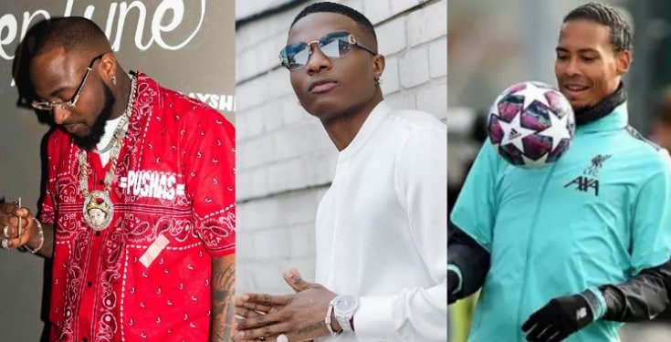 I love Wizkid and Davido’s music – Liverpool defender Virgil Dan Dijk reveals