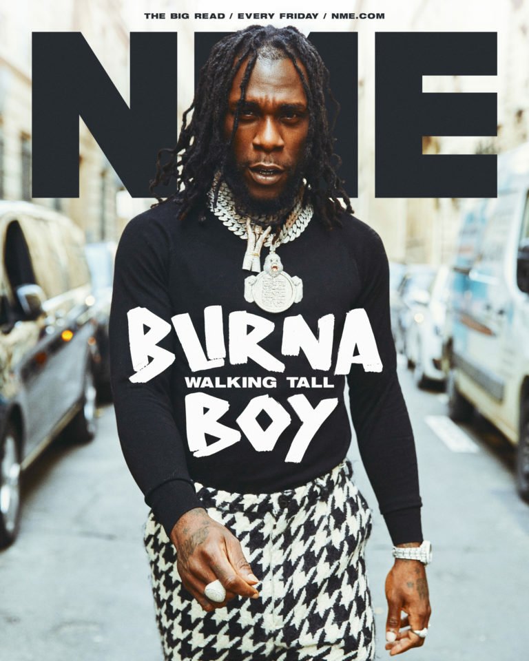 Burna Boy covers NME Magazine August 2020 Issue