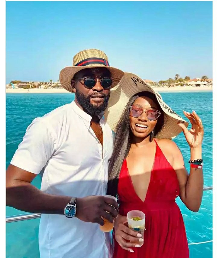BBNaija star Khafi finally reunites with Gedoni after many months away from Nigeria