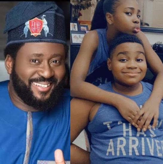 Desmond Elliot shares new photos of his twins to celebrate them as they turn 10