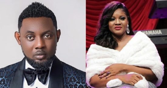I will tell your husband – AY comedian reacts to this photo of Omotola Jalade with Matthew Johnson