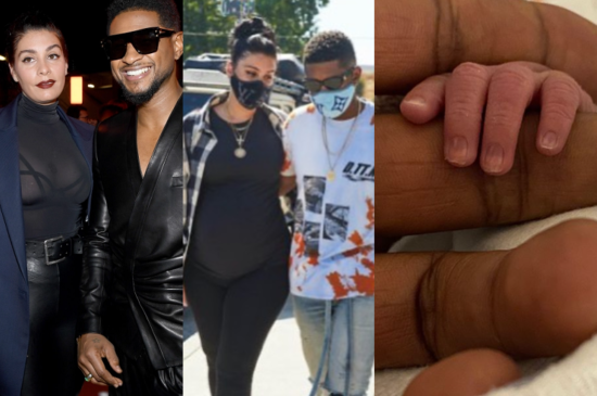 Usher Raymond welcomes first child with girlfriend Jenn Goicoechea