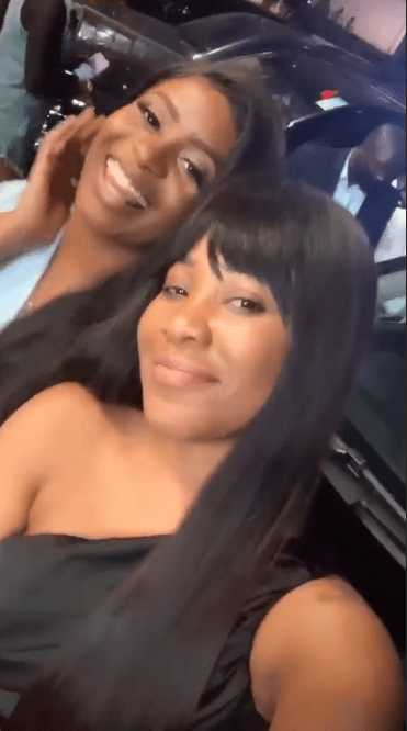BBNaija star, Erica parties with Kiki Osinbajo in Abuja