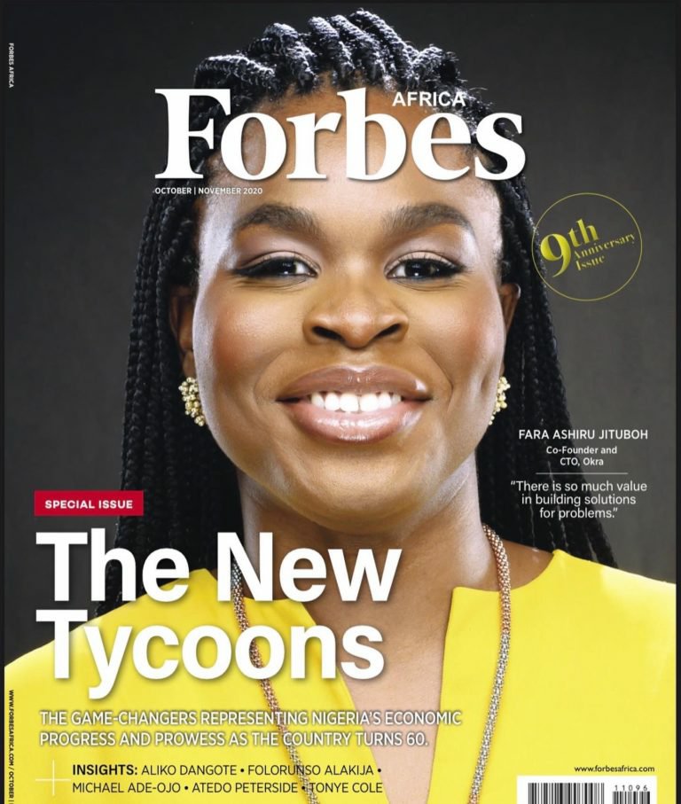Fara Ashiru Jituboh & Obi Ozor cover Forbes Africa’s ‘The New Tycoons’ Issue