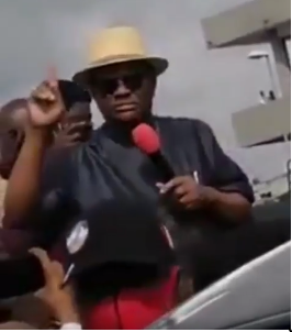 Governor Nyesom Wike makes U-turn, joins #EndSARS protesters in Rivers state (video)