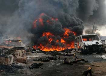 Lekki Massacre: Hoodlums storm TVC in lagos, set properties on fire