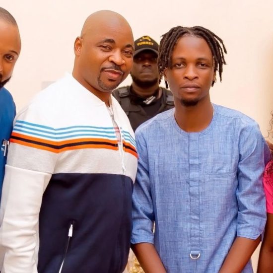 NURTW Chairman, MC Oluomo gifts Laycon N2.5m