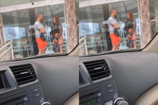 Ozo spotted with his love interest, Nengi outside her hotel hours before she left for South Africa (Photos)