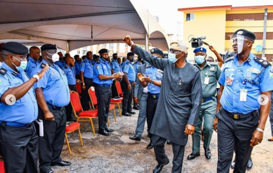 Sanwo-Olu awards scholarship to children of policemen who died in Lagos violence