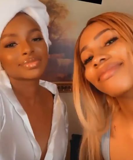 Mercy Eke hails Wathoni as they meet for the first time (Video)