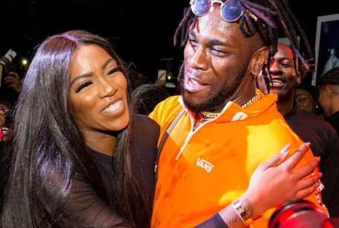 Tiwa Savage reveals she wants Burna Boy to bring home the Grammy Award