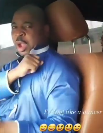 Ehi Ogbebor shows off her man MC Oluomo dancing in their car