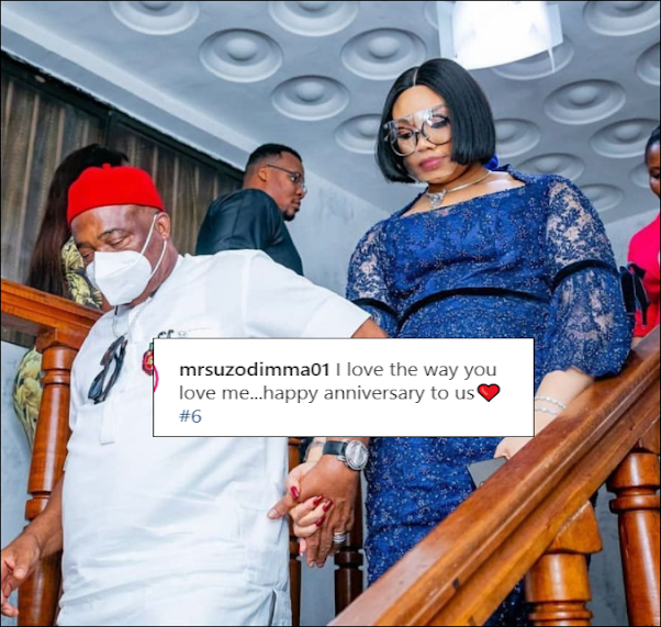 Imo State Gov Uzodinma And Wife Chioma Celebrate 6th Wedding Anniversary