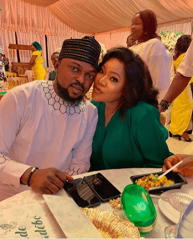 Toyin Abraham celebrates her husband Kolawole Ajeyemi on his birthday. 