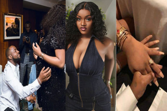 Davido’s fiancee, Chioma has lost her engagement ring – Blogger spills