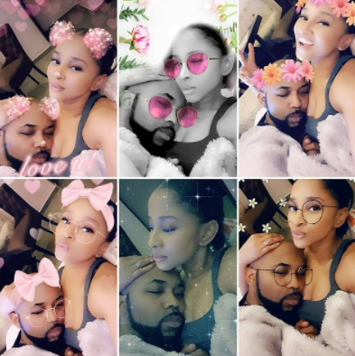 Adesua Etomi-Wellington celebrates Banky W as he turns 40