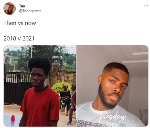 Amazing transformation photos of Nigerians in diaspora after relocating abroad