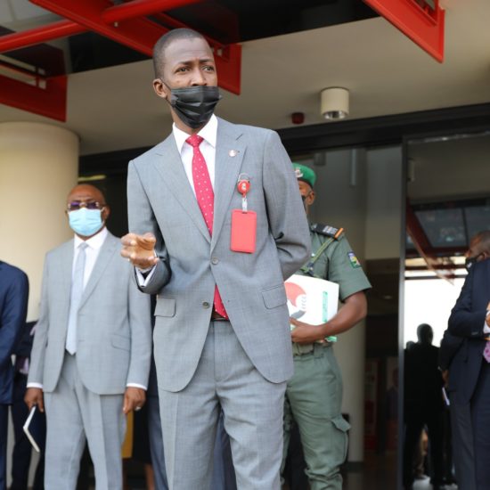 Backlash as new EFCC boss addresses staff under the sun