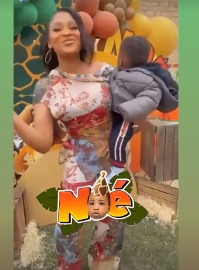 Davido’s alleged fourth baby mama, Larissa celebrates son’s first birthday