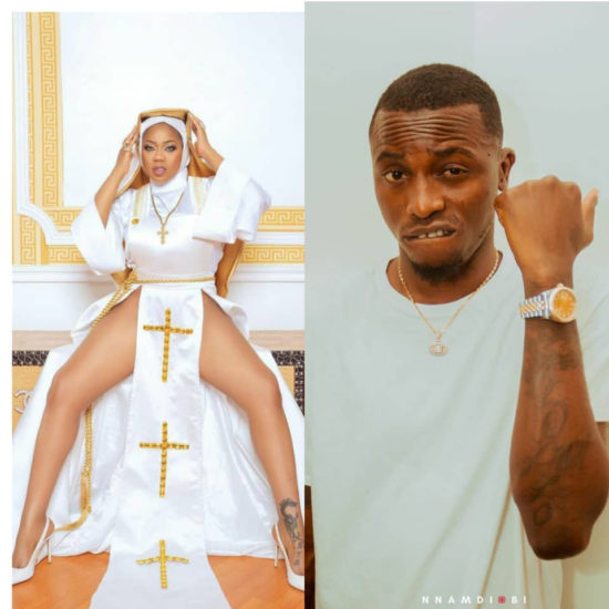 Davido’s former PA, Aloma warns fashion entrepreneur, Toyin Lawani, over her racy nun outfit