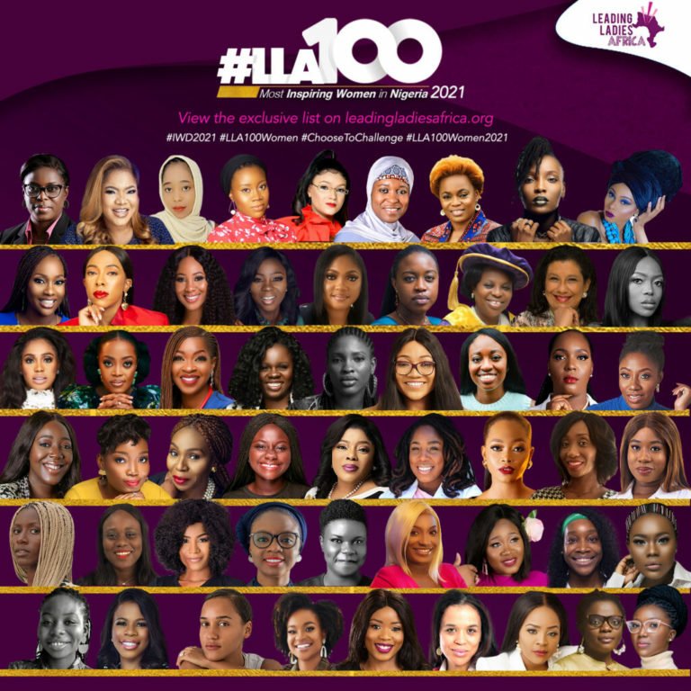Erica Nlewedim, Toyin Abraham, Aisha Yesufu named among Leading Ladies Africa’s “100 Most Inspiring Women in Nigeria” List for 2021