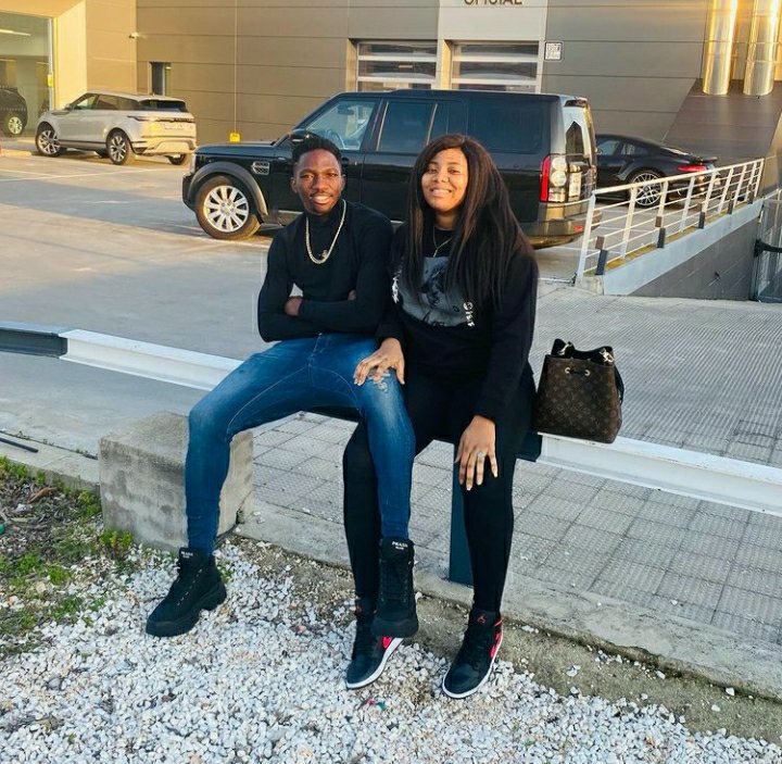 Footballer Kenneth Omeruo gifts wife, Chioma, a Range Rover as a birthday gift