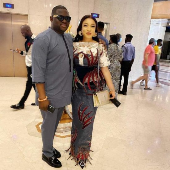 Nollywood actress, Tonto Dikeh shows off her new best friend; Bye to Bobrisky