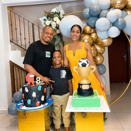 Rapper, NaetoC and wife, Nicole, celebrate their first child, Marobi, on his 8th birthday (photos)