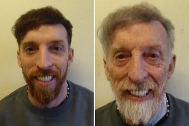 UK Police Mock Gangster Twins Showing How They Will Look When They Leave Jail