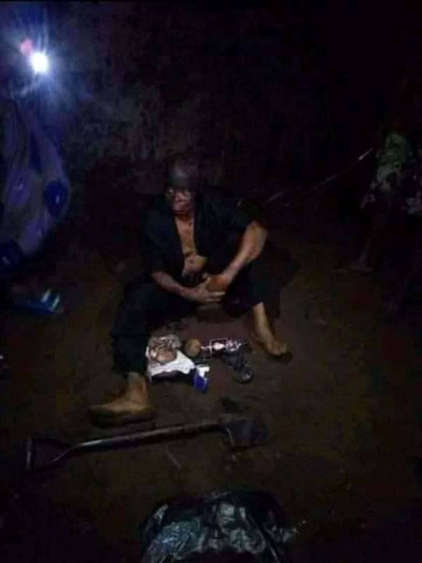 Church Elder Caught Burying Charms At Village Square In Akwa Ibom