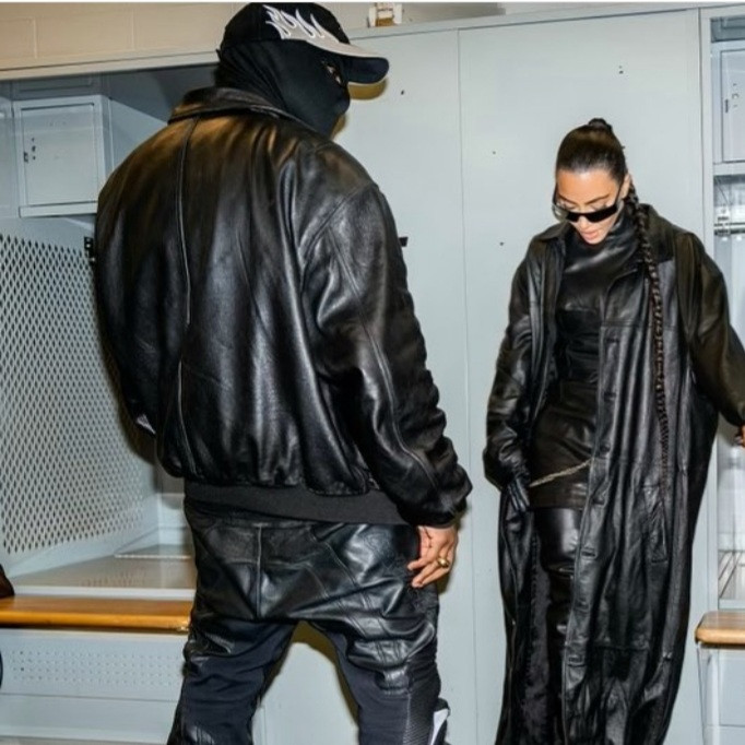 Kim Kardashian Pictured Getting Cozy With Kanye West Backstage At His Donda Listening Party (Photos)