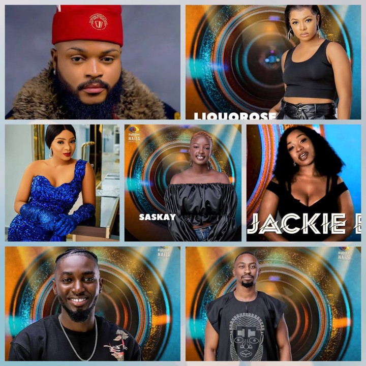 Whitemoney, Liquorose, Queen, Saskay, Jackie B, Jaypaul, Saga Up For Eviction