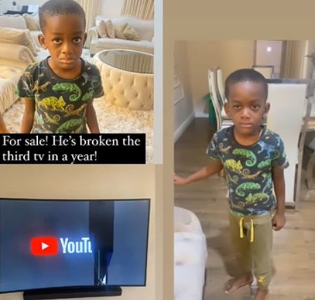 Comedian, Bovi Puts His Son Up For ‘Sale’ After He Broke Three TVs In One Year