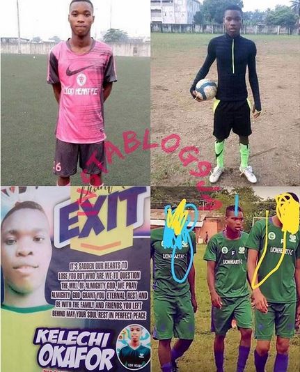 Footballer Dies During Morning Training On The Day He Was Meant To Leave Nigeria For Europe