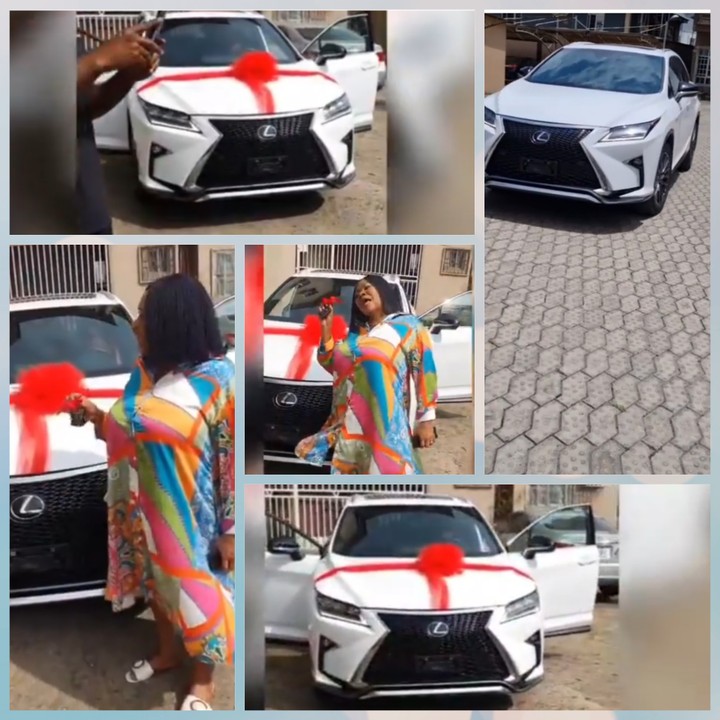 Yemi Alade Buys SUV For Her Mother On Her Birthday (Pictures)