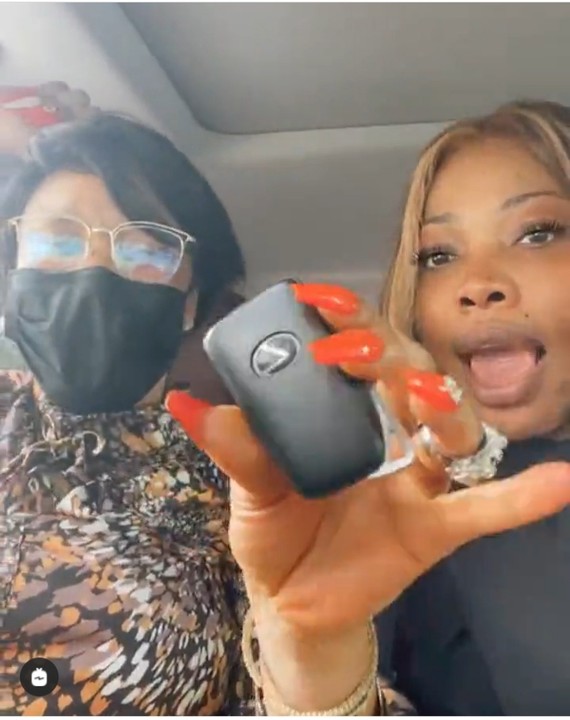 Tonto Dikeh Acquires Lexus SUV: Pictures And Video