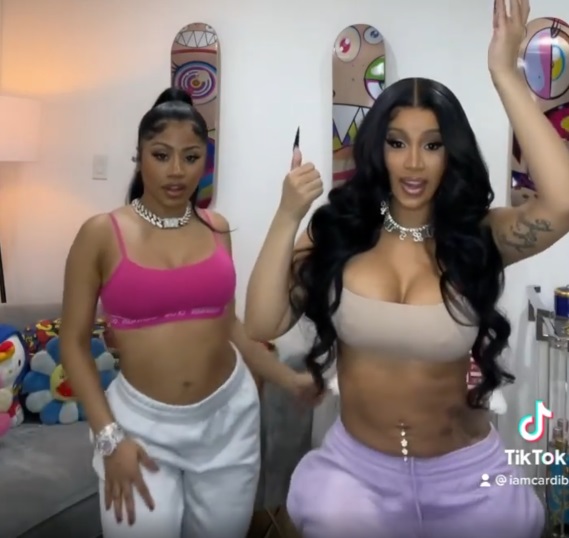 Cardi B Shows Off Her Flat Tummy One Month After Welcoming Second Child