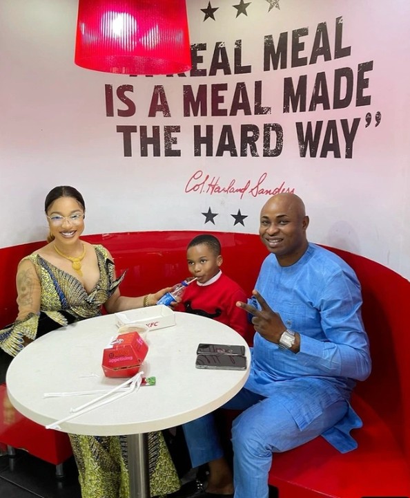 Tonto Dikeh On A Date With Mayor, Prince Kpokpogri’s Friend. She Clears The Air