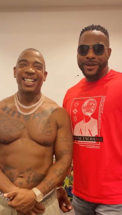 American Rapper Ja Rule And Bolanle Ninalowo Meet