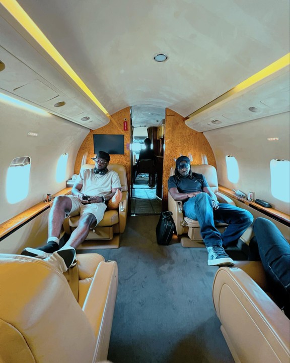 P-Square: Peter And Paul Okoye On A Private Jet