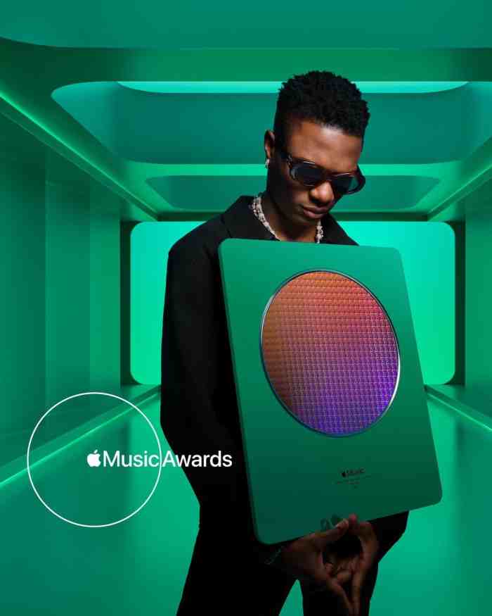 Wizkid Ranks Number 1 On Apple Music Top 10 Artistes Of 2021 (Nigeria)